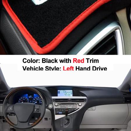 

2 Layers Car Inner Dashboard Cover For LEXUS New RX270 RX350 RX450 2009- 2011 2012 2013 2014 Dash Mat Sun Shade Pad Car Styling красный