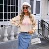 2026 Spring Women's Fashion: European & American Bow Sweater - Bestseller Plus-Size Knitwear