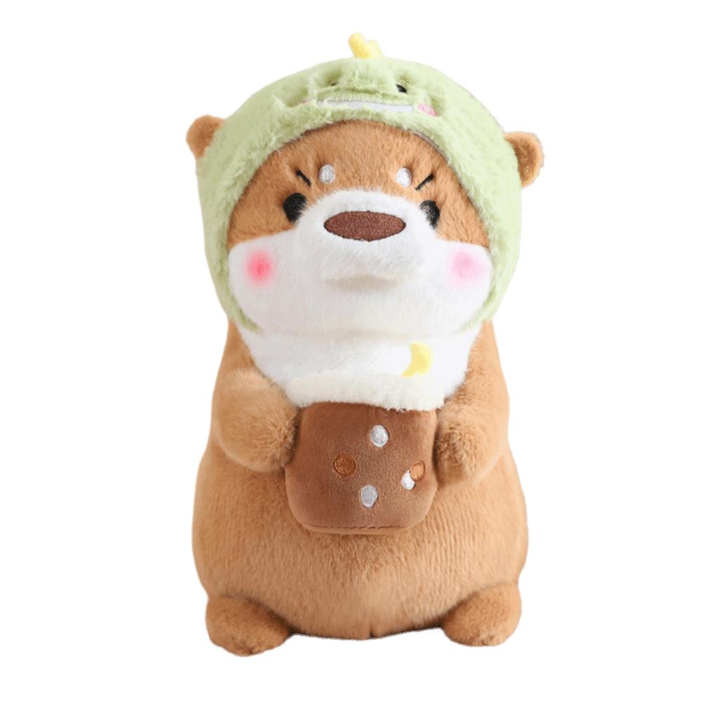 Lovely Design Fruit Otter Doll Soft Material Cartoon Animal Toy Otter Plush Toy  Kids Room