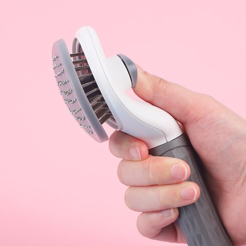 Pet Comb, Stainless Steel Comb, Dog Cleaning and Grooming, Knotting Comb, Hair-removing Needle Comb