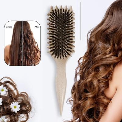 Bürste für lockiges Haar, weiche Borsten, Kopfhautmassage, für Damen und Mädchen, Bounce Curl, definierende Gestaltung, Styling, Entwirrungskamm, Friseurwerkzeug