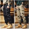 Men's Retro Casual Multi-Pocket Cotton Pants