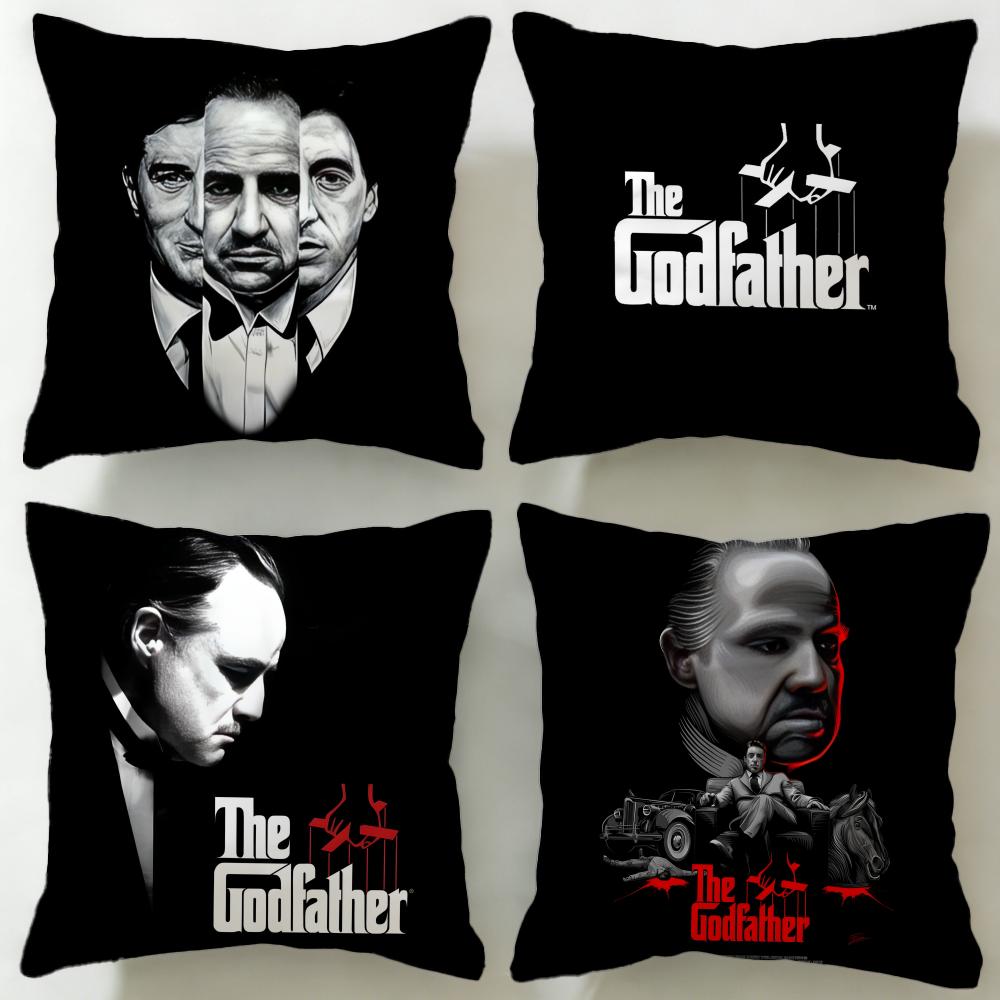 classic movie The Godfather Cushion Cover Soft & Easy-Wash Pillow Case – Versatile for Couch, Bed, Travel and Office
