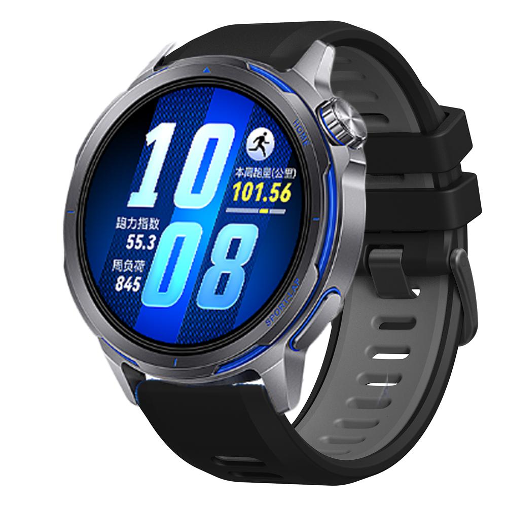 Quick Release 22mm Two-Tone Sport Silicone Wrist band For HUAWEI WATCH GT Runner2 Strap For HUAWEI GT6 GT5 GT4 GT3 46mm bracelet