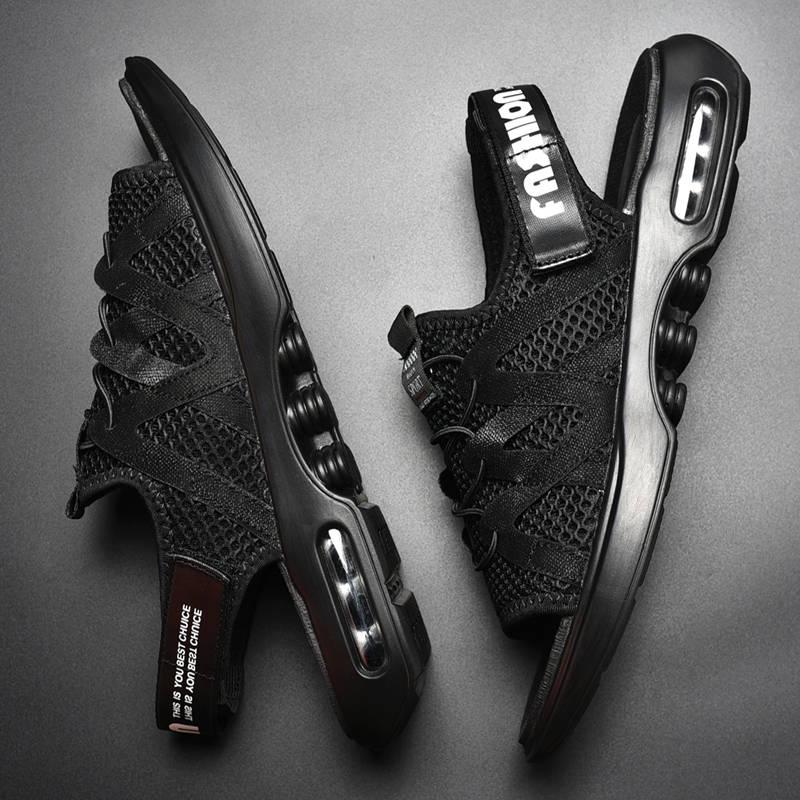 

Мужская повседневная обувь, модные сандалии, летняя мужская пляжная обувь, высококачественные нескользящие тапочки для взрослых на плоской подошве 39