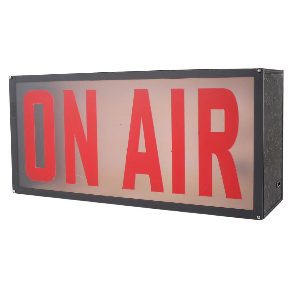 ON AIR Lichtschild USB-betrieben 12 Farben Wandmontierbares Warn-LED-Aufnahmeschild für Live