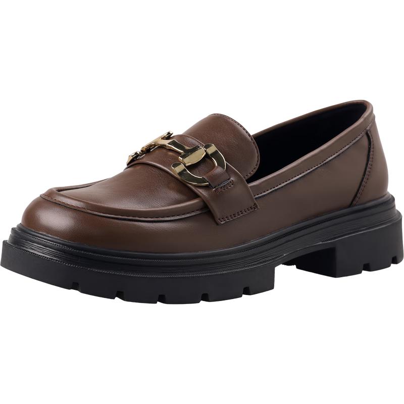 ZHR Women s British Style Loafers 35 классический коричневый