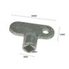 Exhaust Valve Key 5×5mm Shatterproof Material Silver Zinc Alloy