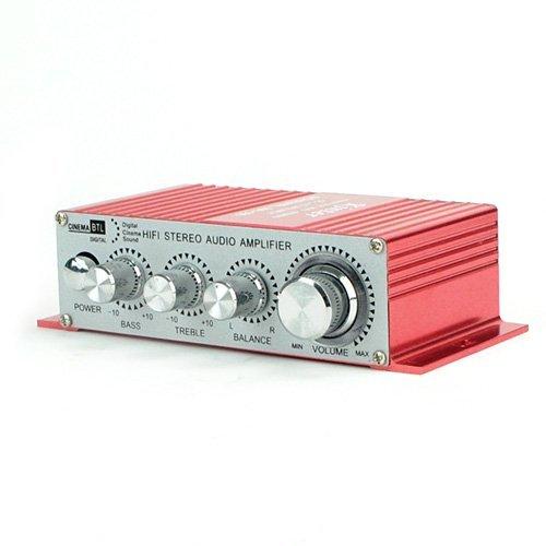 Adjustable BASS, TRABLE, and BALANCE! High performance 2-channel stereo amplifier