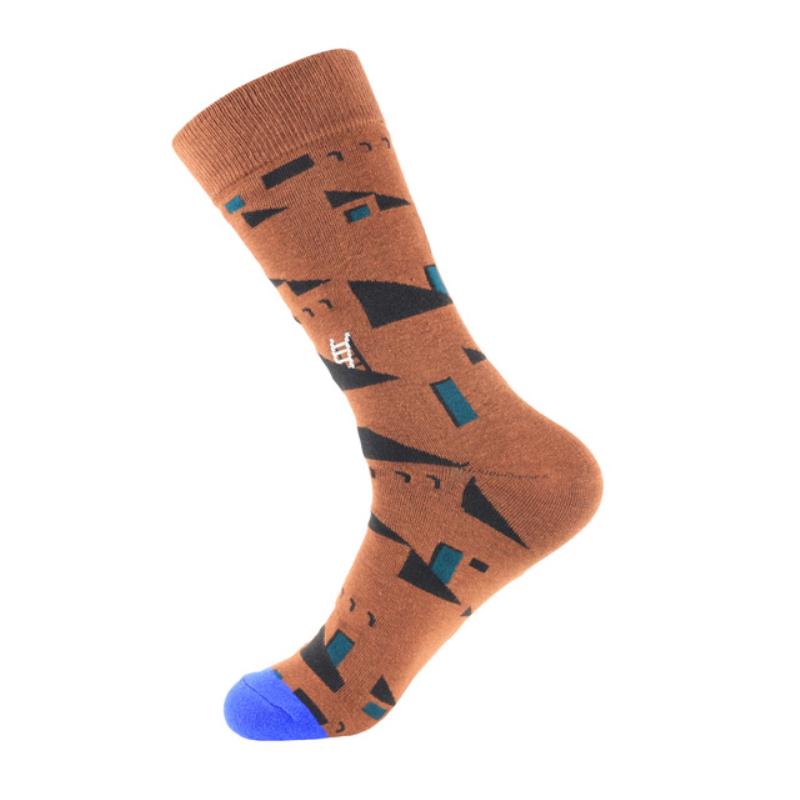 Men Socks Cotton Crew Socks Cartoon Animal Dog Pattern Socks Novelty For Christmas Gift