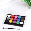 15 Colors Artist Washable Kids Face Watercolor Paint Solid Pigment Makeup Tool
