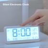 Multifunctional Digital Clock Efficient Bedsides Timepieces with Silents Movement and Intelligent Nightlight