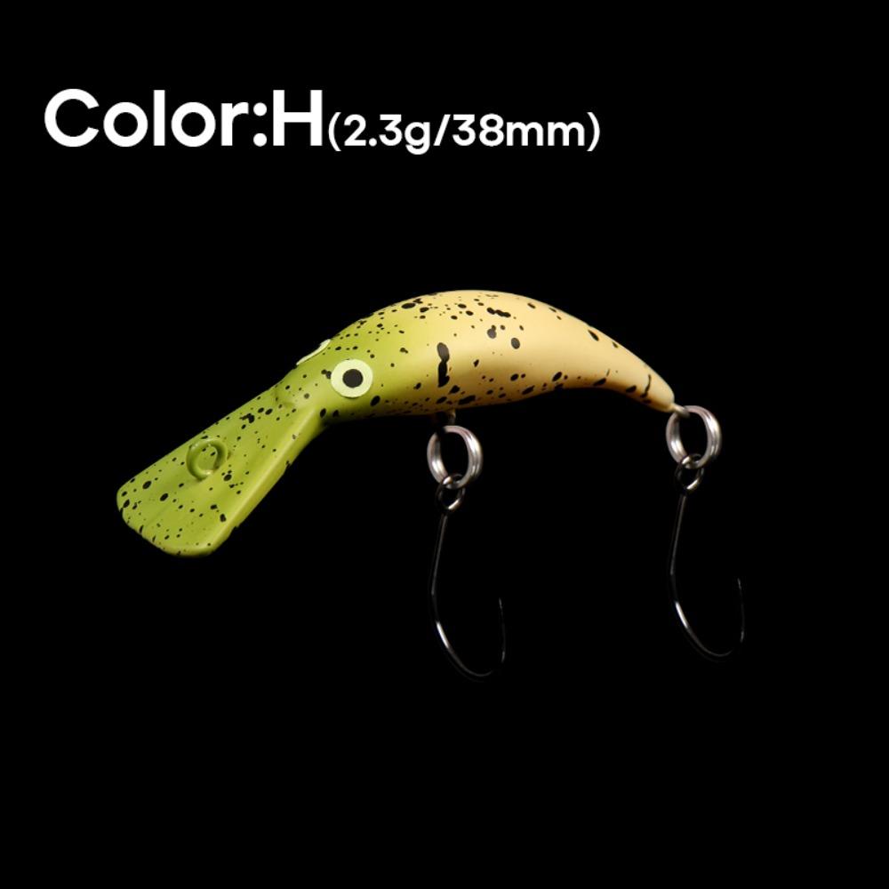 

2.3g 38mm Slowly Sinking Fishing Lure 3D Eyes Fishing Bait 2024 Artificial Bait Fishing Tackle Color H