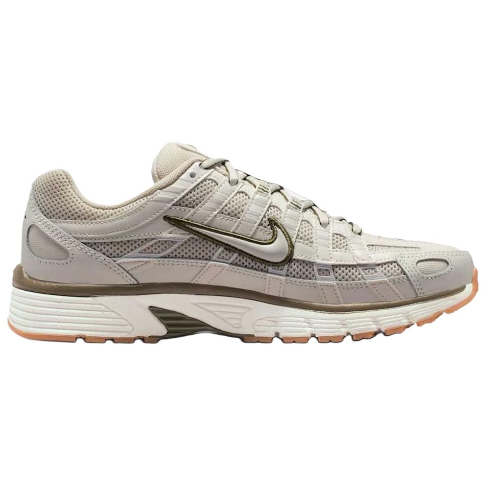 Nike P-6000 Bequeme, weiche, atmungsaktive und stützende Freizeit-Laufschuhe für Damen, Sneaker Beige BV1021-016