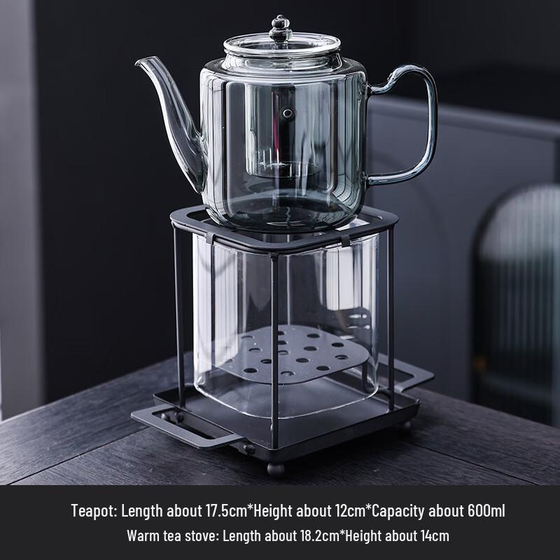 Handun Glass Tea Stove with Straight Pot