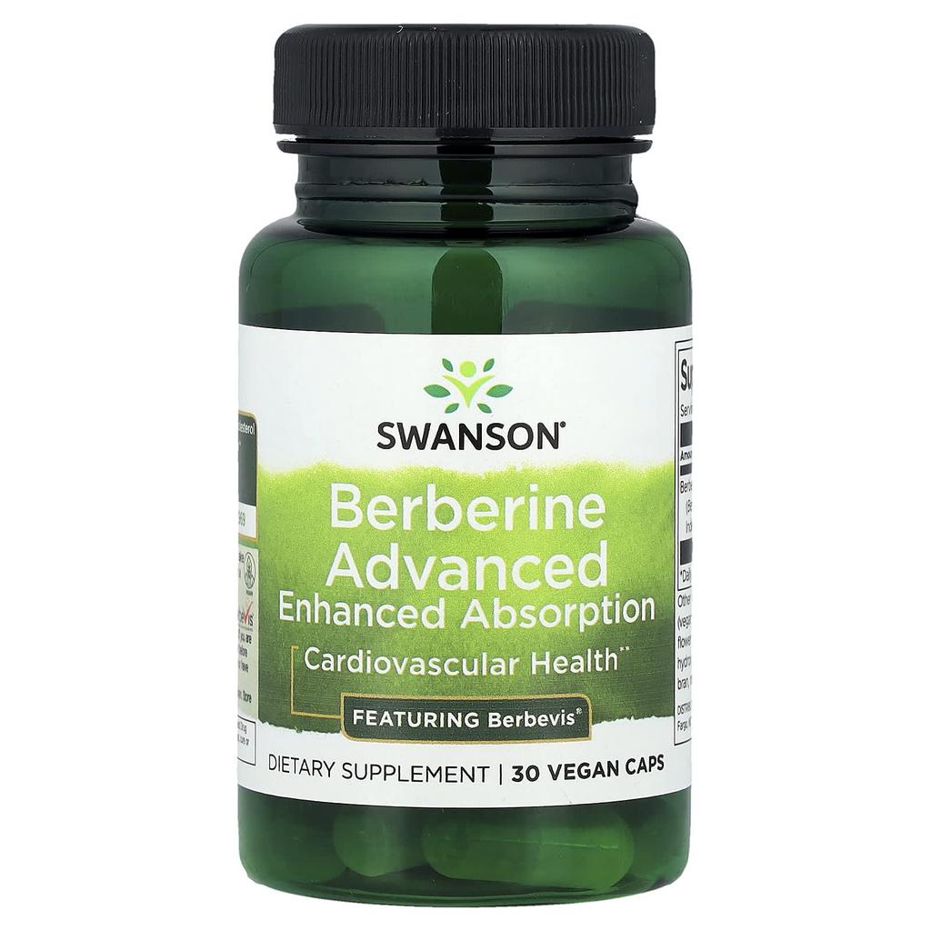 Berberine Advanced Absorption Enhancement, Veggie Capsules 30 (550Mg per Capsule)