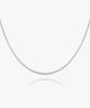 Helene Jewelry 925 Silver Round Chain Silver Necklace