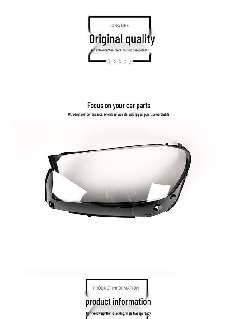 Compatible Lampshade Back Shell for 2020-2022 Mercedes-Benz GLS X167/AMG/GLS63 Maybach Headlight