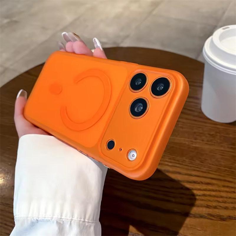 Ultra Thin Matte Translucent Magnetic Case for iPhone 17 Air 16 15 14 13 12 11 Pro Max Plus For Magsafe Soft TPU Protector Cover