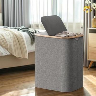 With Lid/Handle Laundry Basket Foldable Washing Baskets Dirty Clothes Basket  Apartment Living