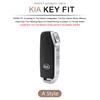Alloy Leather Car Key Case Cover For Kia Ray 2023 Sportage 2022 K7 2020 Cadenza 2020 Sorento 4 Soul Telluride K3 Cerato 2020 gbnkr30