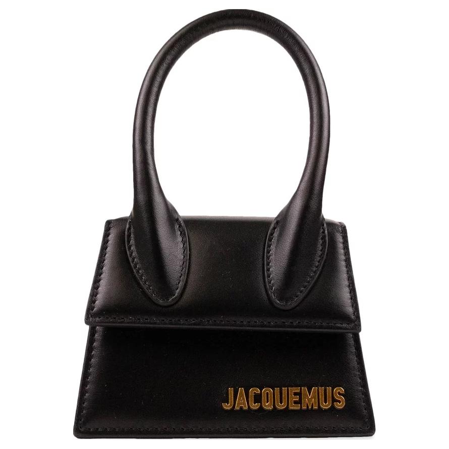 

Шкіряна міні-сумка через плече Jacquemus Le Chiquito Чорна Жіночі сумки на плече 203BA01-203-300990 Basic Set (Bag+Dust Bag)