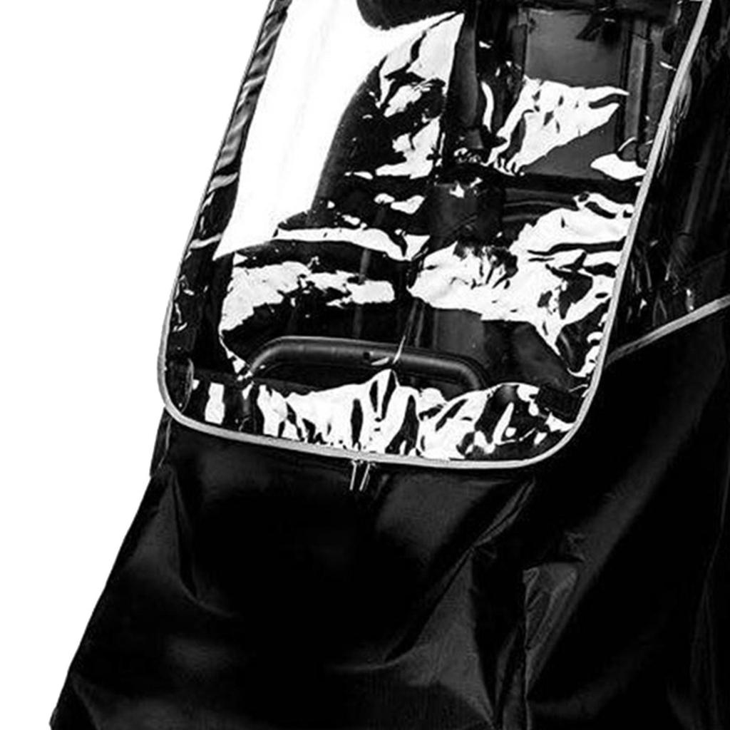 Barncykelbaksäte Vattentätt regnskydd och hållbar genomskinlig vind för vandringscykel