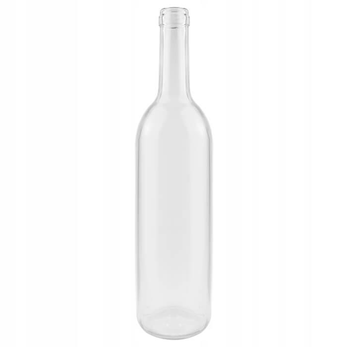 40X Butelki Na Wino 750Ml Szkło Bordeaux Butelka Szklana - 4 Kolory 0,75L