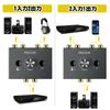 PROZOR Audio 2 Output 1 Bidirectional RCA Stereo Audio No Power Supply RCA Cable Compatible with DVD Stereo CD 2-Port Switcher Inputs/1 / Input/2