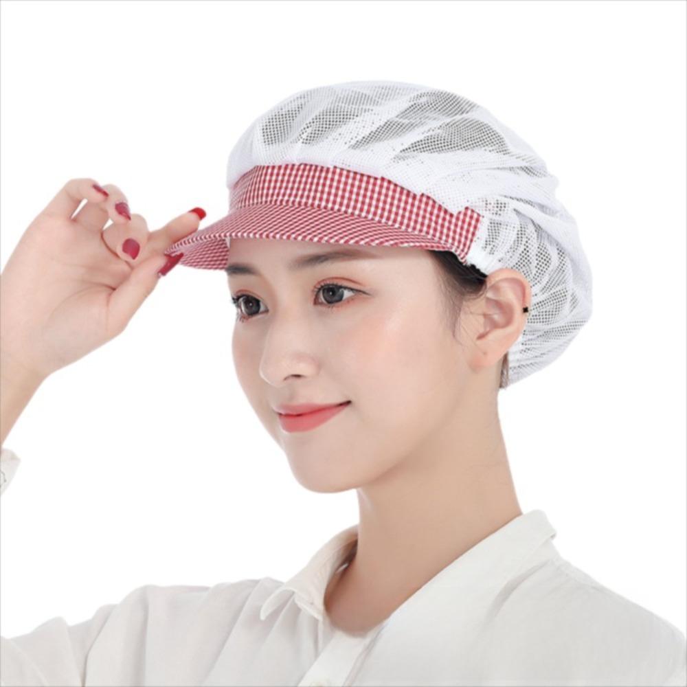 Hygienic Design Chef Hat Smoke-Proof Dustproof Feature Cooking Cap Hairfall Prevention Oil-Resistant Dust-Proof Net Cap