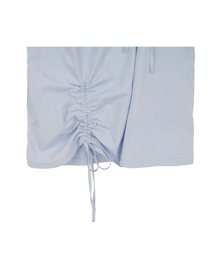 HIGH SCHOOL DISCO Shirred Detail Sleeveless Long Dress Sky Blue
