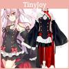Elegant Seraph Of The End Krul Tepes Vampire Cosplay Costume Dress In Black