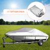 Copertura per Barca 5 Misure Tessuto Oxford 300D Protezione Esterna Impermeabile Riflettente Anti-schiacciamento Antistrappo Adatta per Barche da Bass 20-22FT