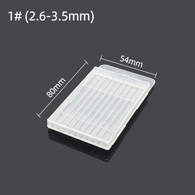 Plastic Twist Drill Empty Box Storage Box Toolbox Tool Accessories Woodworking Drill Bit 5/10 Hole Transparent Packaging Case