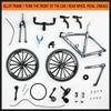 1:8 Scale Alloy Bicycle DIY Assembly Model - Cross-Border Exclusive