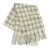 Cashmere scarf flat replacement! Advanced sense of color scheme plaid scarf warm and thickened winter versatile atmosphere scarf