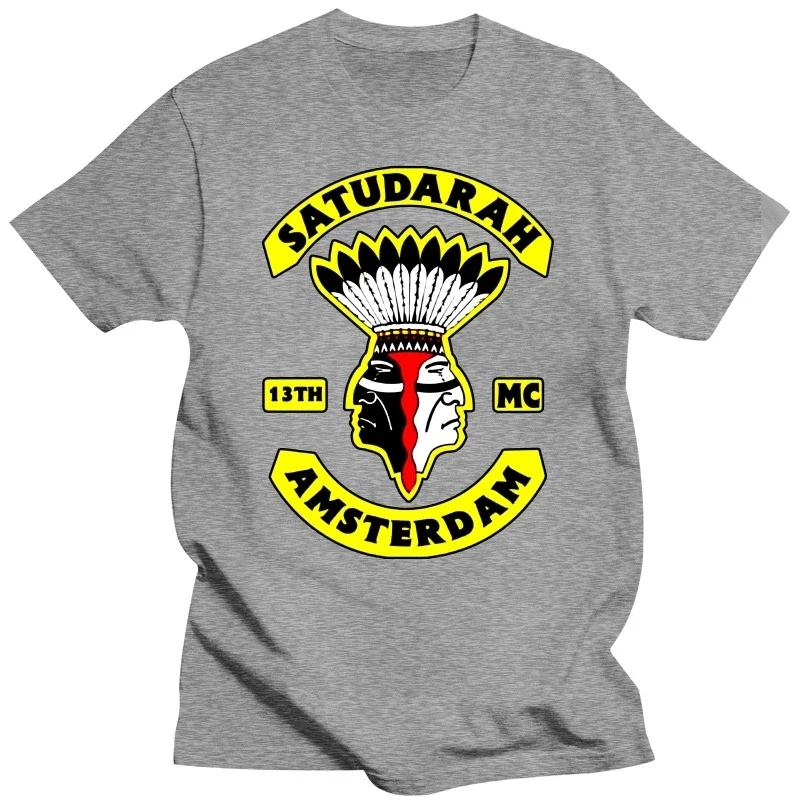 Tshirt Men Cotton Tops Fashion Satudarah Mc Printed High Quality Black Men T Shirt Euro Size Tshirts for Mens Designer Clothes