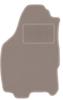 Beige Driver's Mat For: Lancia Ypsilon II Hatchback (2003-2011)
