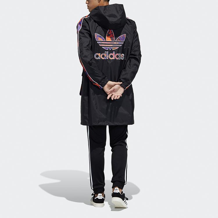 adidas Originals CNY Parka Reversible Hooded Jacket Black GN5451