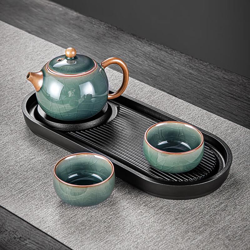 Ge Kiln Xishi Teapot Set