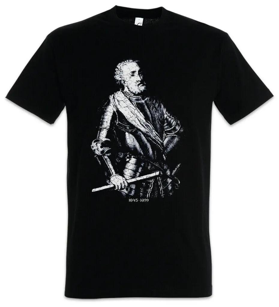 El Cid Rodrigo Diaz Vivar Spain Kingdom of Castile Spanish Patriotism TShirt Summer Cotton ONeck Short Sleeve Unisexs T Shirt