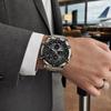 Orologio Digitale da Uomo SKMEI Triplo Fuso Orario Doppio Display Acciaio Inossidabile 1389