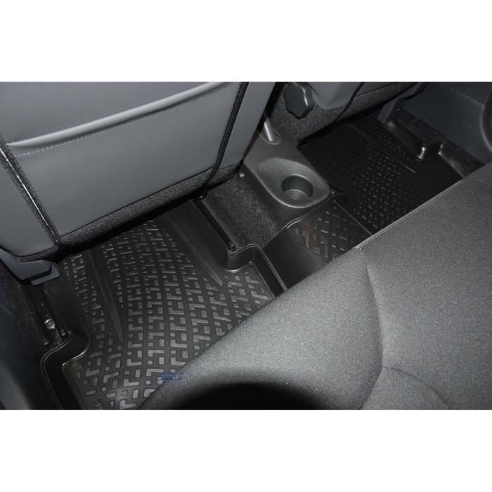 Tapis De Sol En Caoutchouc - J&amp;J AUTOMOTIVE - Renault Clio 4 - 3D - Antidérapant - Sur Mesure
