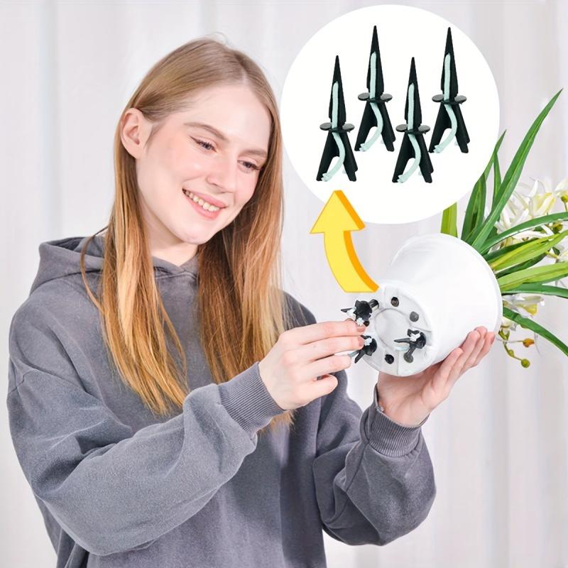 8/12 Stück Bewässerungsspitzen für Zimmerpflanzen Selbstbewässernde Erdspieße Wasserabsorbierende Erdspieße für Hausblumen