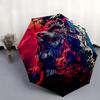 1pc Rogue Warrior Fashion Automatic Opening and Closing Cartoon Umbrella - Suitable for Various Occasions, Outdoor Activities, Lightweight and Du