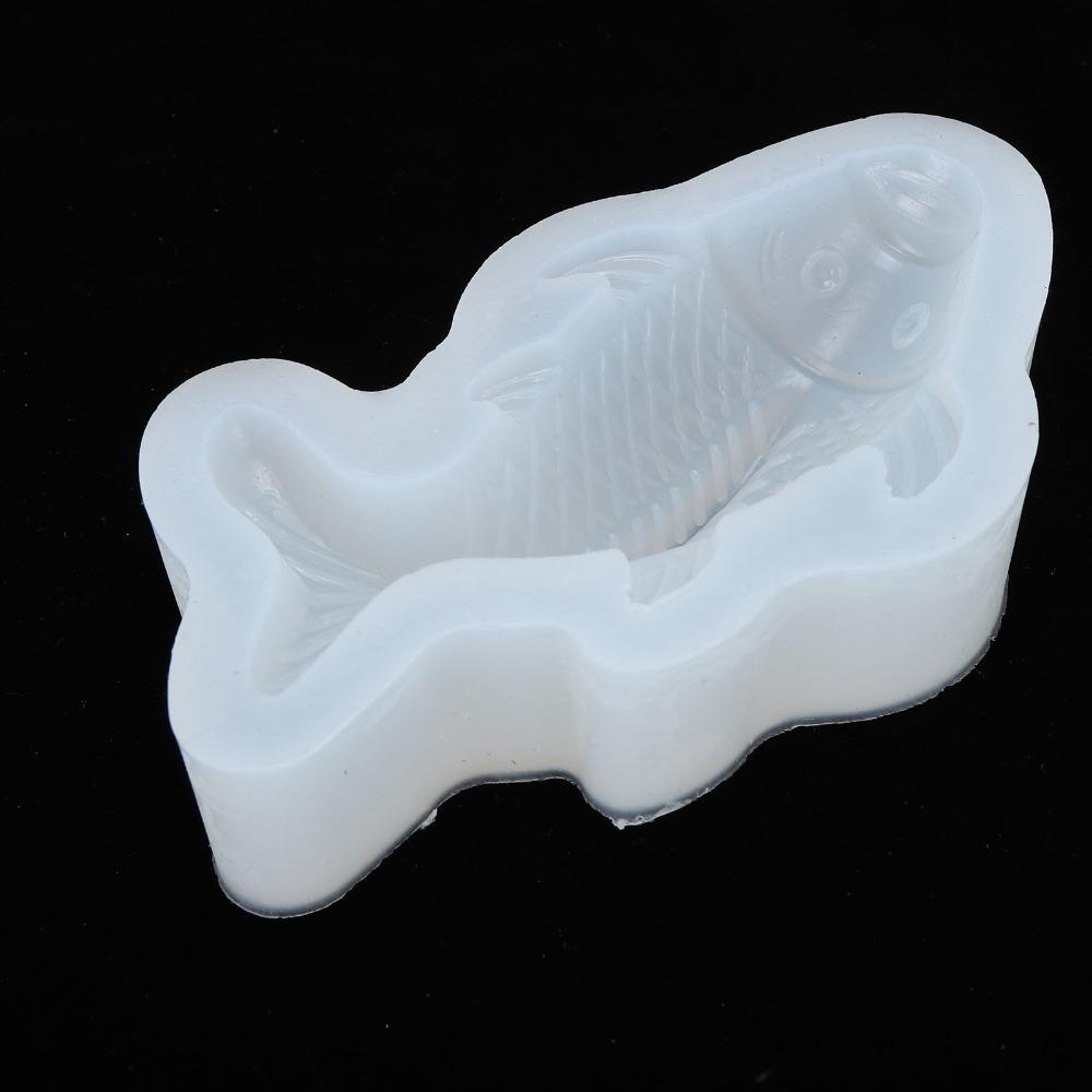 Waffle Mold Silicone Fish Silicone Mold Fish Reusable Chocolate Mould White 3.7 x 16cm Silicone Koi Fish Mold Cake Decorating