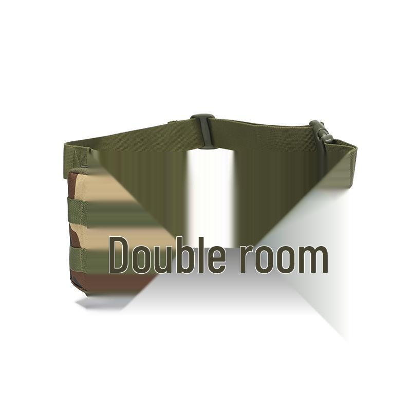 Tactical Camouflage Waterproof Fanny Pack for Outdoor, Cycling, and Mountaineering with Three Compartments