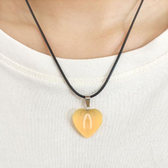 Heart Shape Pendant Necklace Charm 20mm Love Heart Shaped Pendant Jewelry Accessory for DIY Crafts Necklaces Bracelets Key Chains