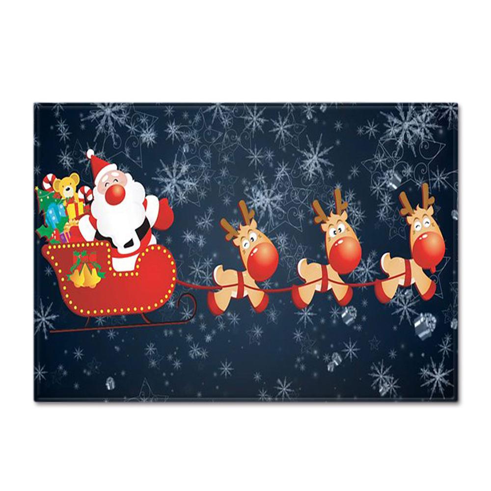 Christmas Living Room Floor Mat Bedroom Dining Room Carpet Carpet Doormat