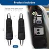 Car Organizer Front Seat, 2PCS Multi-Pocket Car Storage Organizer with Mesh Net, Durable Car Camping Essentials, Universal Car Seat Side Organizer